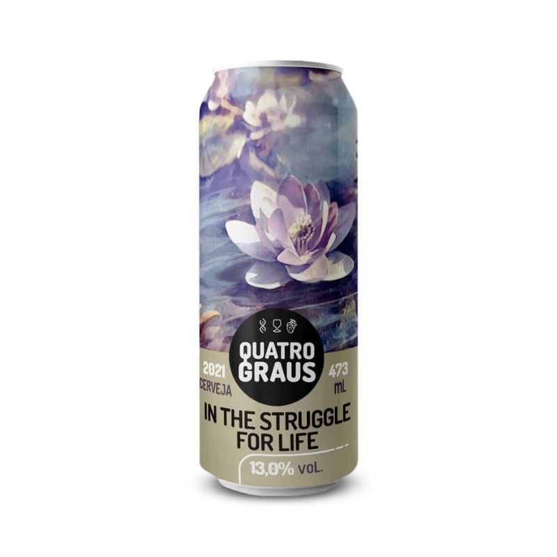 Cerveja Quatro Graus In The Struggle For Life Triple Neipa 13% 473ml